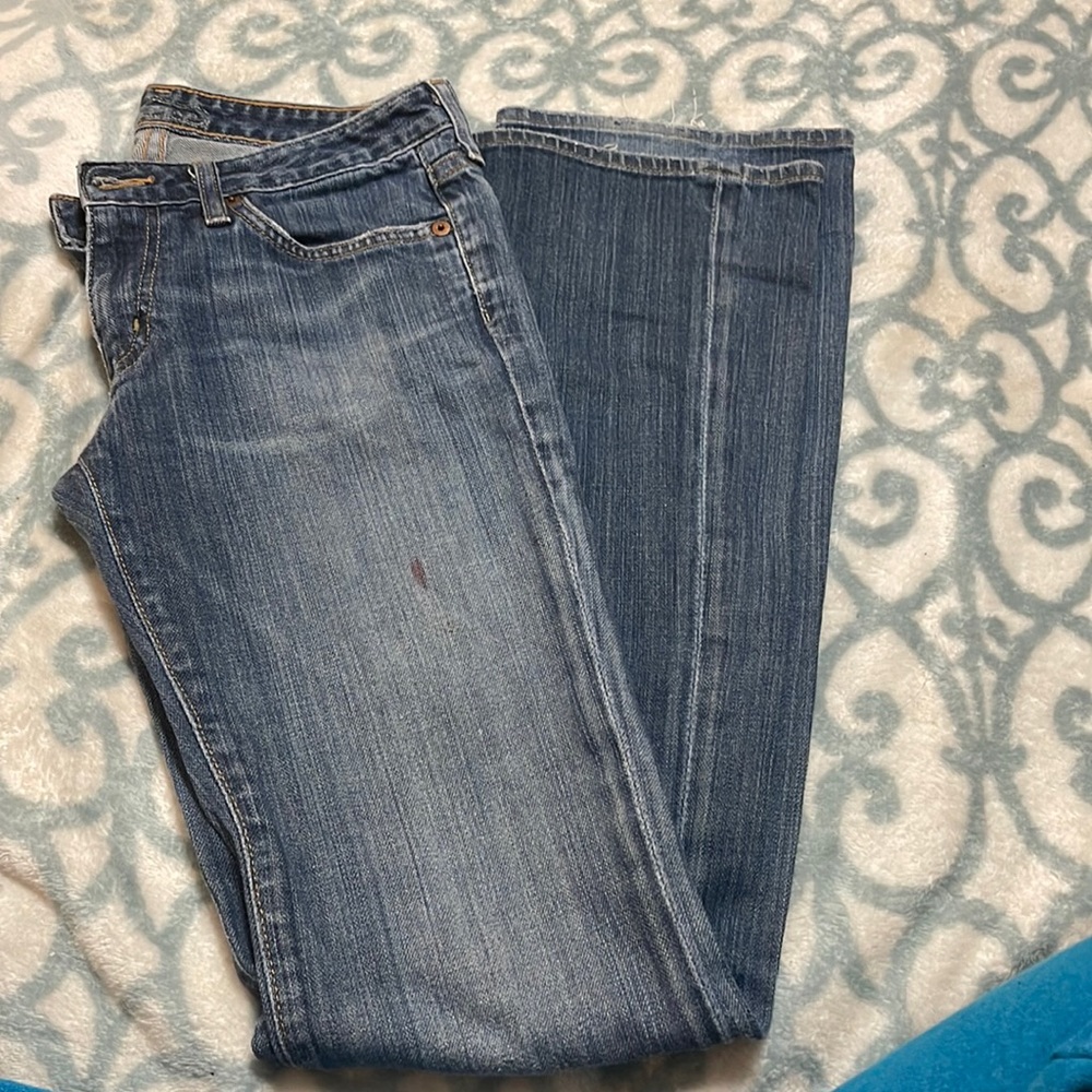 Big star boot cut jeans.